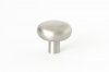 Knob / Hook caramel 24 <BR> brushed stainless steel