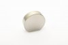GLOBE 20 <BR> KNOB <BR> BRUSHED STAINLESS STEEL