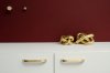 sideboard handles in brushed brass