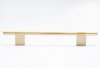 Line 198, handle in brushed brass, center to center 128mm