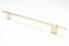 Line 304, handle in brushed brass, center to center 128mm