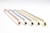 Slim 440 handle is suitable for kitchen drawers and cabinets or wardrobes. Available in polished brushed brass copper stainless