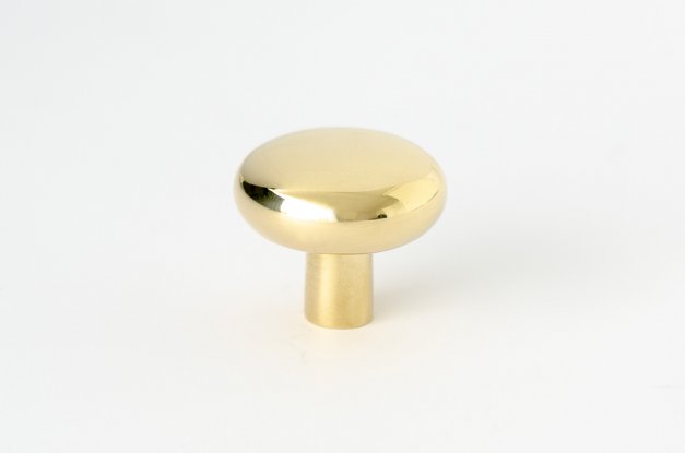 Knob / Hook caramel 24 <BR> polished brass