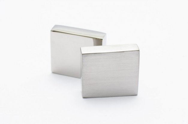 Knob Clean Cut 22 <BR> polished stainless steel