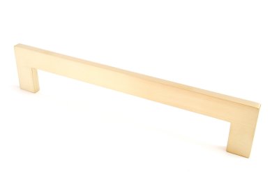 kitchen pulls and handles for the integrated fridge or freezer in brushed brass