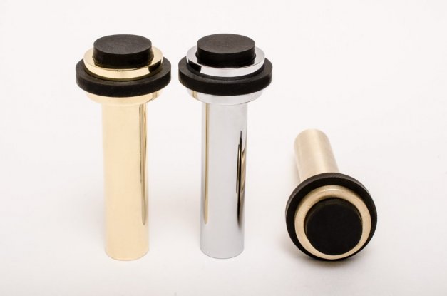 snygg, fi, modern dörrstopp. 90mm lång