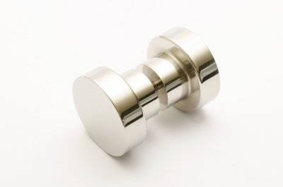 nice shower door knobs in polished stainless steel