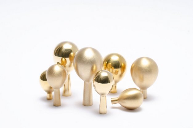 Hook Drop 40 <BR> polished brass