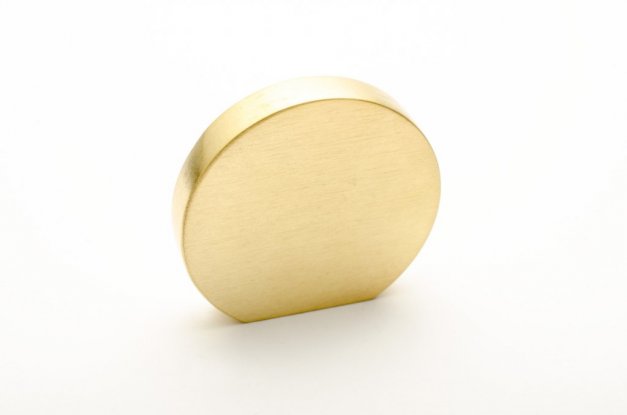 Globe 35, knob brushed brass