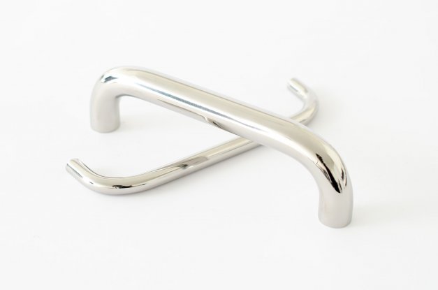 Cabinet pull Grip 143 <BR> polished stainless steel