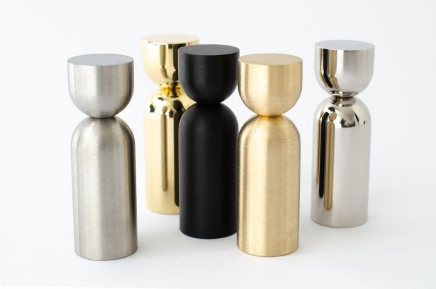 Hook Kokeshi 1856 <BR> brushed brass