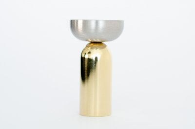 KOKESHI MIX 3052 <br> HOOK <br>
POLISHED BRASS / BRUSHED STAINLESS