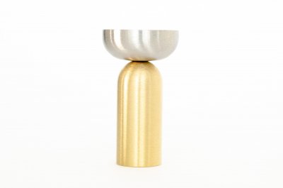 KOKESHI MIX 3052 <br> HOOK <br> BRUSHED BRASS / BRUSHED STAINLESS