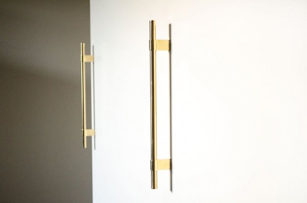 Handle Line Big 314 <BR> polished brass