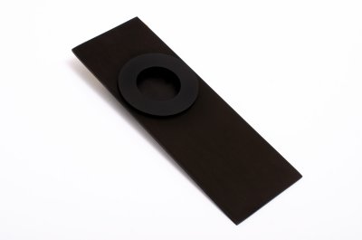 CIRCLE SLIDING DOOR HANDLE WITH BACKPLATE