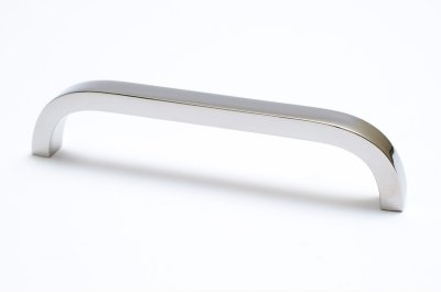 Slim handle center to center 128mm in polished stainless steel