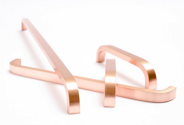 Handtag Slim 232 <BR> borstad koppar