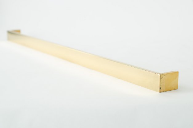 Vintage Handtag Solid 600 <BR> polerad mässing