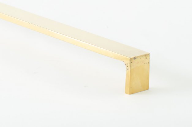Vintage Handtag Solid 600 <BR> polerad mässing