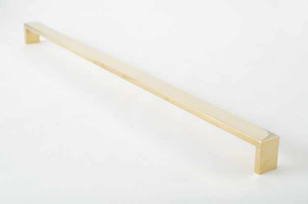 Vintage Handtag Solid 600 <BR> polerad mässing