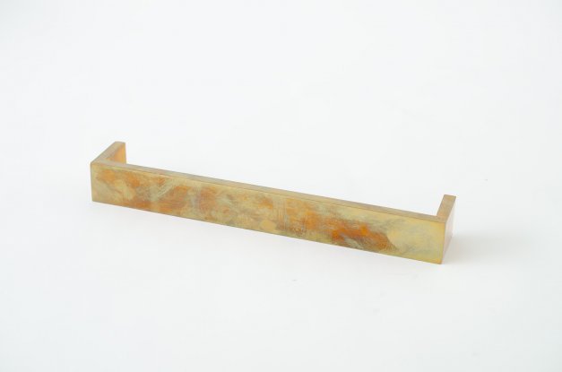 Vintage Handtag Solid <BR> mässing patina