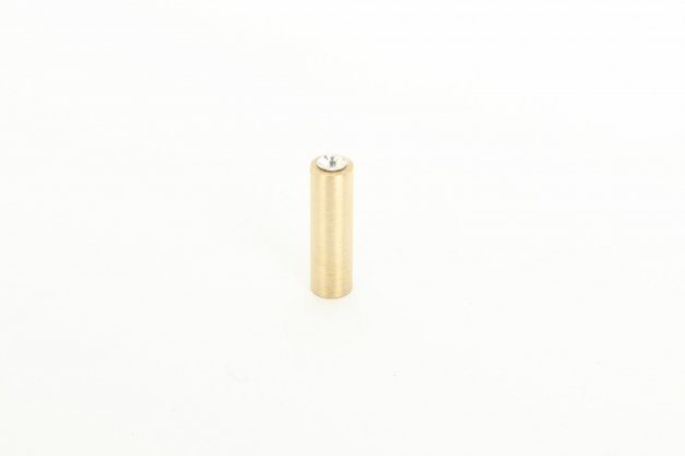 Vintage Knopp Bling 20 <BR> Borstad mässing